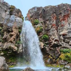 Und da ist der Wasserfall in all seiner Pracht.