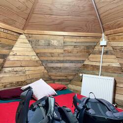 Glücklicherweise haben wir eine Zentralheizung in der Hütte!!!