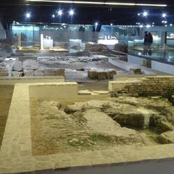 Underground Roman archaeological site