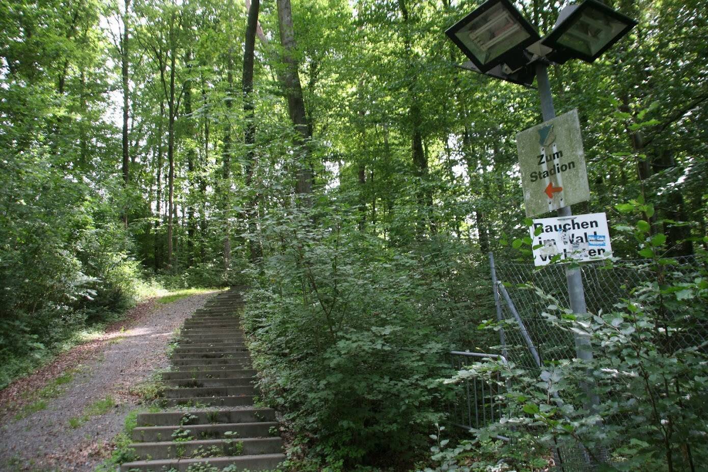 Uuups hier geht es bergauf