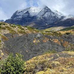 Und immer wieder Neuschnee auf den Gipfeln
