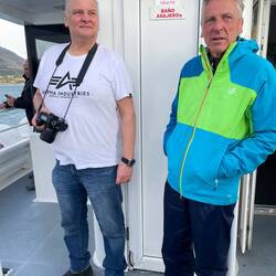 Norbert und Martin an Deck