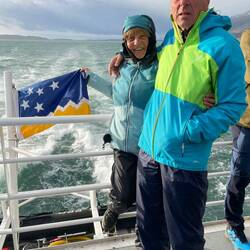 Die Flagge der Region "Magellan - Antarktis"