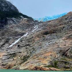 Der Balmaceda-Gletscher reichte mal herunter bis ans Meer.