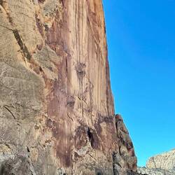 A photo just doesn't do the size of the cliffs justice