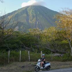 und auf der anderen Seite der Vulkan Concepión🤩