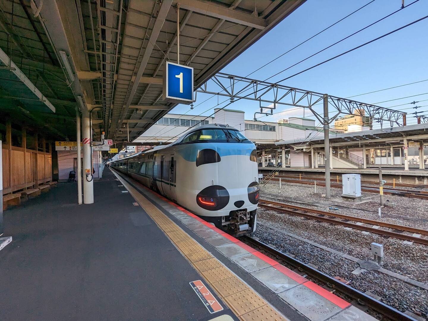 Voyage en train rapide panda 🐼