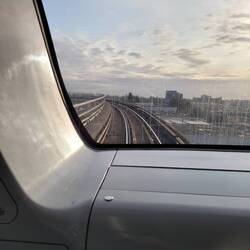 The Sky Train looks like a rollercoaster in some sections.