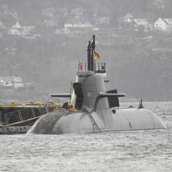 Noticed there was a submarine in the harbour