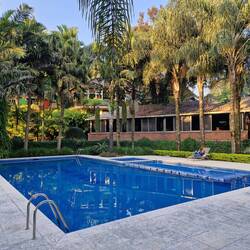 Schwimmbad in der Eco-Lodge