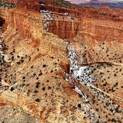 Trying to show the sheerness of the cliffs