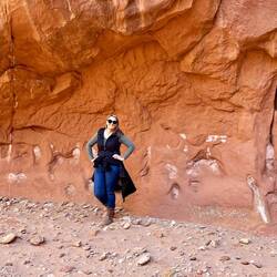 It started off cool but we soon warmed up after walking 13kms