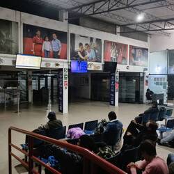 De terminal.