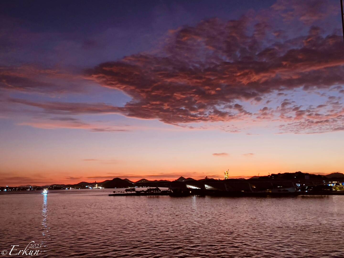 Sunrise in Rio.