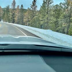 The road leading up to Larb Hollow Overlook on the way to Boulder, Utah