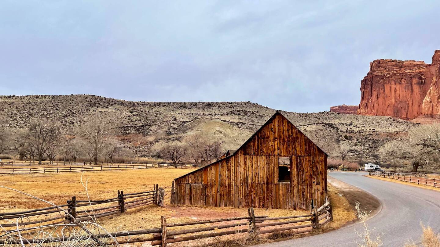 A different view of the barn