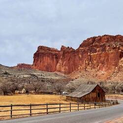 This photo shows how enormous the rock formations are