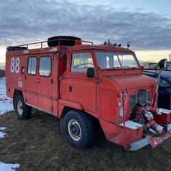 Landrover brandweerwagen