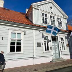Typisch Estlands houten huis