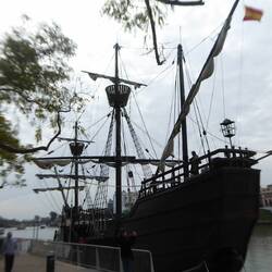 And a copy of the Nao Victoria - Magellan's ship