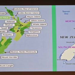 Die aktiven Vulkane Neuseelands.