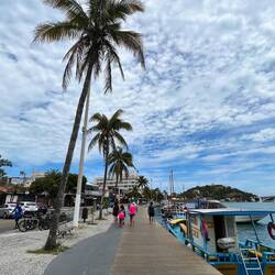 Town waterfront was charming
