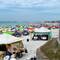 Crowded beach