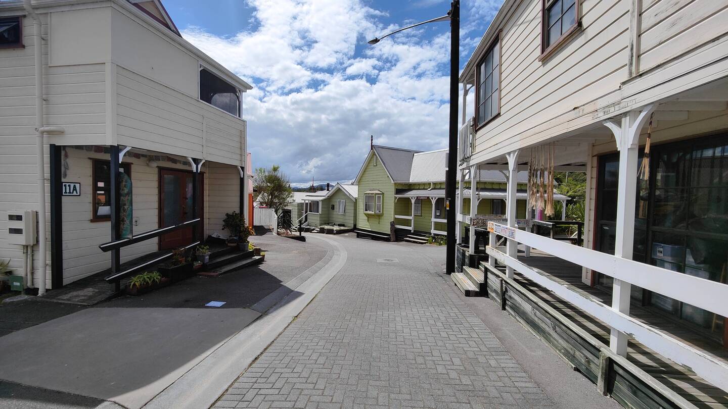 Die Straßen vom Maori Village