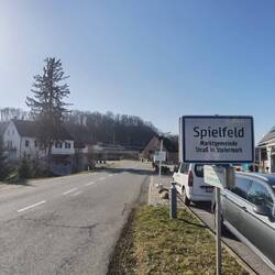 Der letzte Ort auf österreichischer Seite.