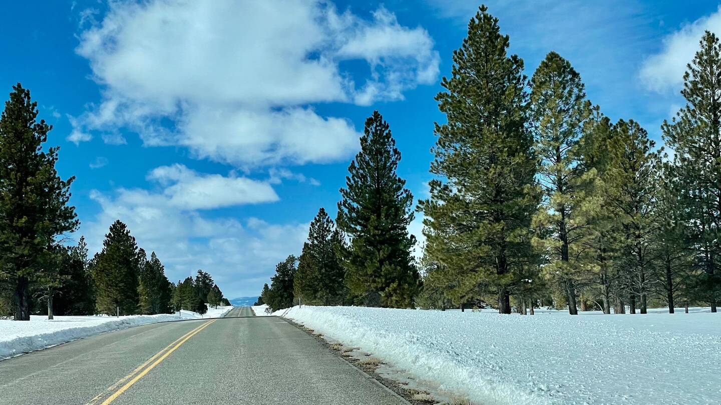 On the road to Bryce Canyon