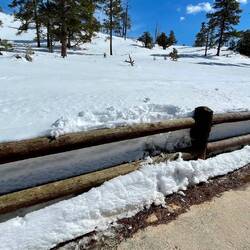 We were amazed with how much snow there was