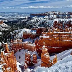 Snow as far as the eye can see