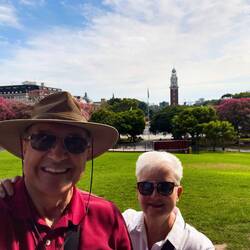 Plaza San Martin with the English Tower in the background — BsAs, Argentina.
