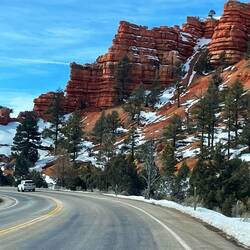Red Canyon just outside of Bryce Canyon