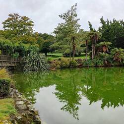 Wow. Schöner Anblick vom Spielplatz aus. Der leider sehr nass zum Klettern war :(