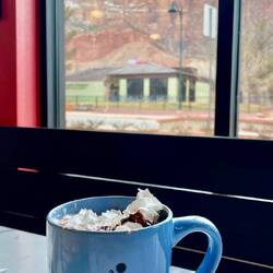 Breakfast with this amazing view