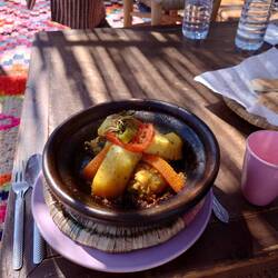 Lunch at a Berber house, so peaceful