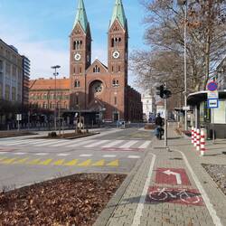 Die Fahrradwege in Maribor (und anderen Städten) sind perfekt!
