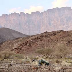 Camping unterm Jebel Misht