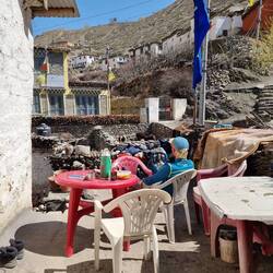 Mittagessen auf Rooftop