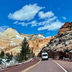 Heading towards to the Zion - Mount Carmel Tunnel
