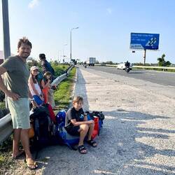 Attente sur l'autoroute