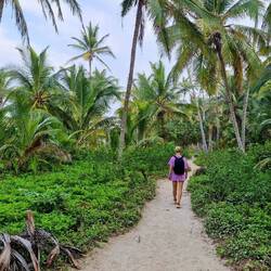 Weiter gehts zur nächsten Bucht, alles im Nationalpark nur zu Fuß oder mit Pferd erreichbar
