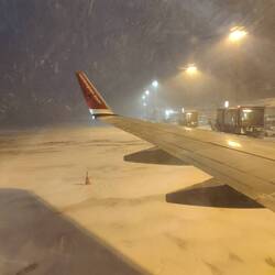 C'è giusto un po'di neve...