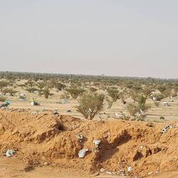 Desert scrub filled with plastic for hundreds of kms