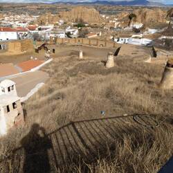 Schornsteine aus den Höhlenwohnungen