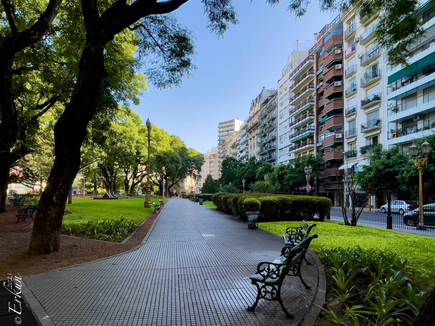 Strolling along neighborhood streets — BsAs, Argentina.