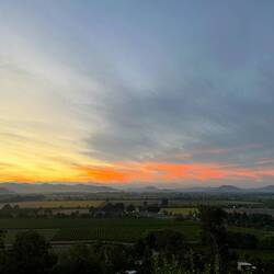 Morning over the Andes.