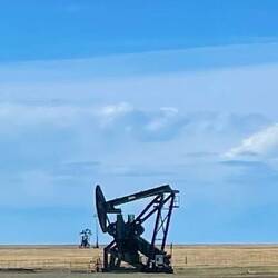 Im argentinischen Teil Feuerlands wird nach Öl oder Gas gebohrt.