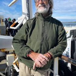 Er wollte mal fotografiert werden; hat ja sonst nur Selfies!